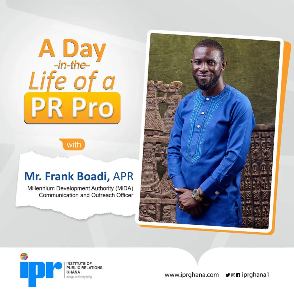 A Day In The Life of Mr. Frank Boadi